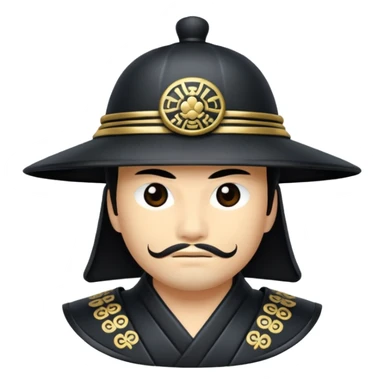 samurai only hat without head sticker