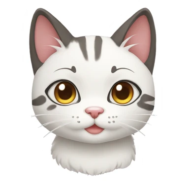 cute japanese cat named koneko sticker