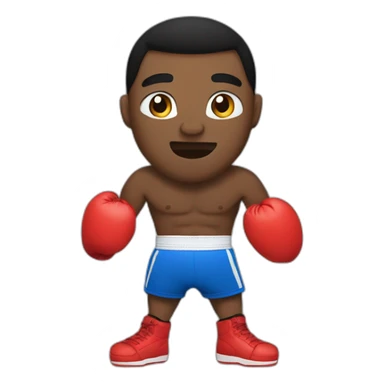 boxing rockie sticker