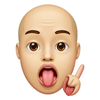 personne qui tire la langue sticker