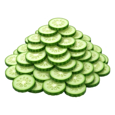 a big pile of grated green slices of vegetable sticker