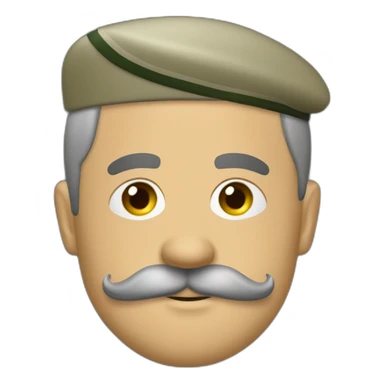 Adolfff-hitlrr-wearing-brown-military-suit-small-comb-mustache-hair-split-80-20 sticker