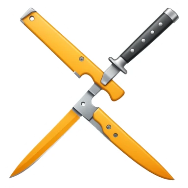 knife pointing  sticker