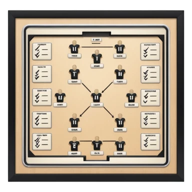 football playbook formation one team fooball manager sticker