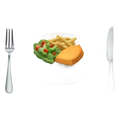 Plate and cutlery sticker