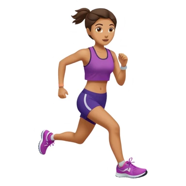 Morning Jogger woman sticker