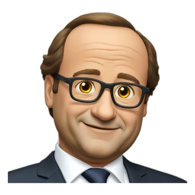 François Hollande sorry sticker