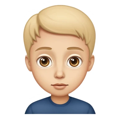 caricature style cartoon, big eyes,  sticker