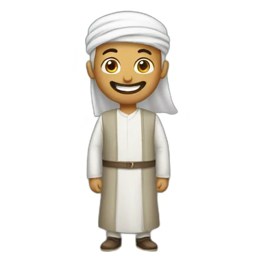 happy muslim sticker