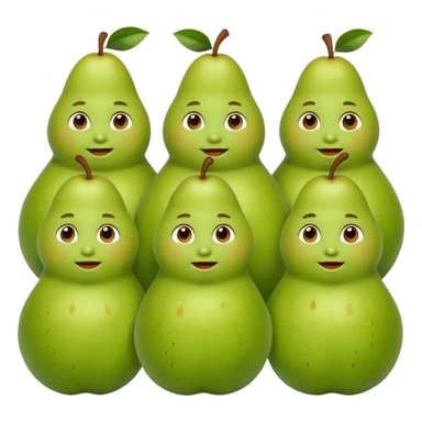 Freunde die aussehen wie birnen sticker