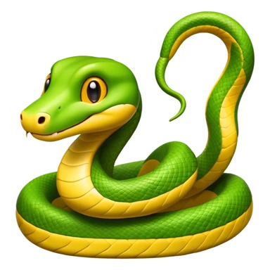 Cute Snake emoji sticker