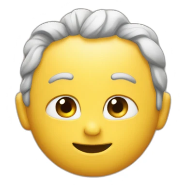 Emoji qui boude sticker