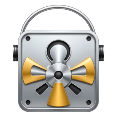 mac os icon metal mute no sound audio  🔇  sticker