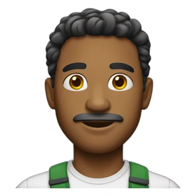 Brazilian man sticker