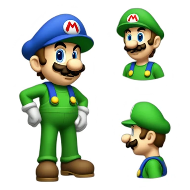 Mario enbrase Luigi sticker