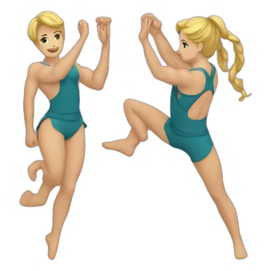 partner aerialists sticker