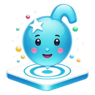 Verificación de tiktok con el chec en celeste  sticker