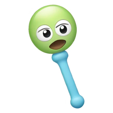 Newborn rattle sticker