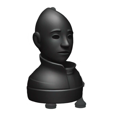 black bishop chess piece sticker