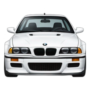 white bmw m3 e36 sticker