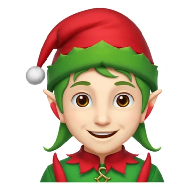 Christmas Elf sticker