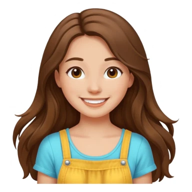 summer vibes girl brun hair long hair sticker