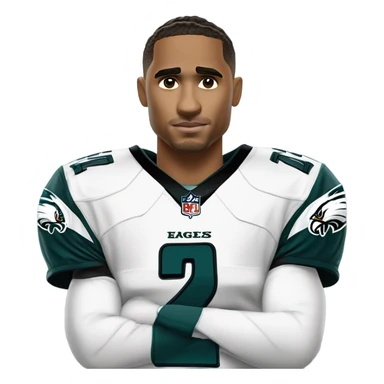 Philadelphia Eagles Jalen hurts sticker