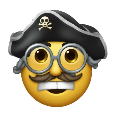 Ronaldo shocked with is two hand on his face and dressed as a pirate with a monocle sticker