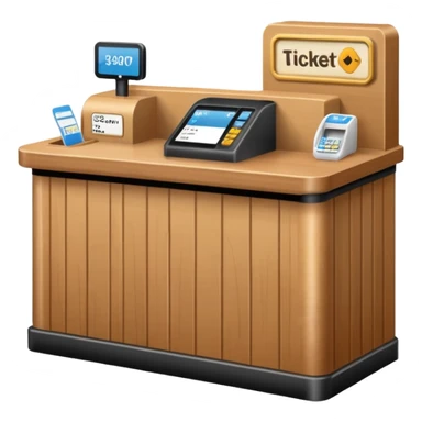 Ticket Check counter  sticker