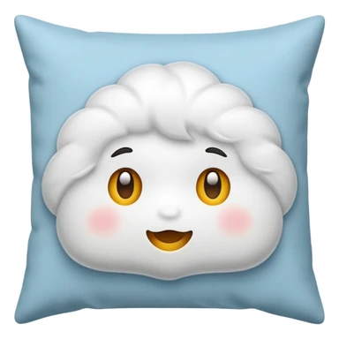 pillow wihout face sticker