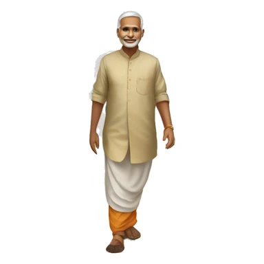 Show the shoes walking on a path that morphs from traditional to modern India, symbolizing progress and heritage. sticker