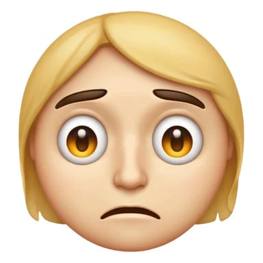 a very tired emoji with intense eyebags sticker