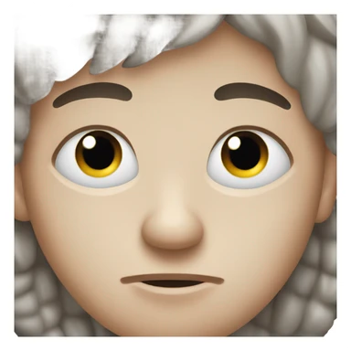 face emoji with eye twitching sticker