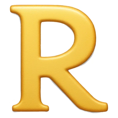 Letter R sticker