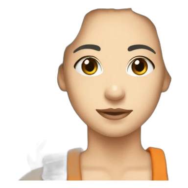 A flage with 64 sticker