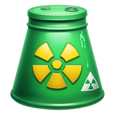 nuclear waste sticker