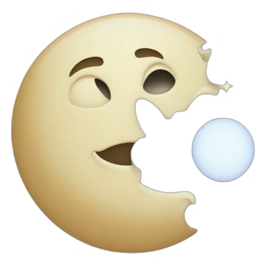 Une fusee qui part sur la lune sticker