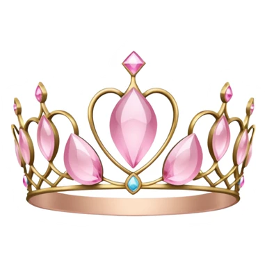 light pink tiara sticker