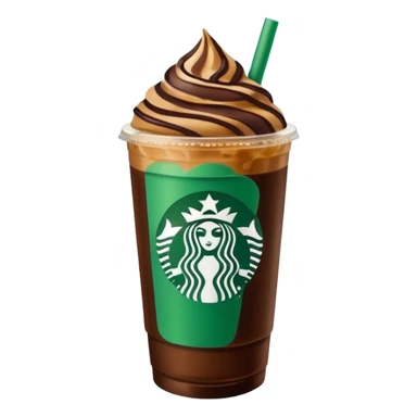 Starbucks iced coffee with Dubai chivalry bar with green filling and burn Khalifa  sticker