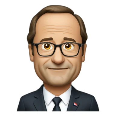 françois hollande sticker