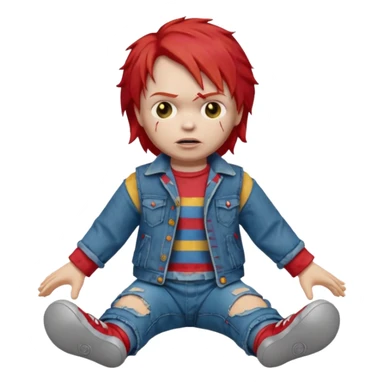 Child's Play Chuck Doll
 sticker