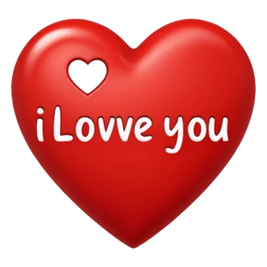 A heart  saying baby I love I can't wait til your here sticker