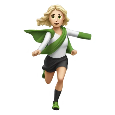 skipping sprint review saint brigid sticker