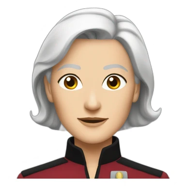 female picard sticker