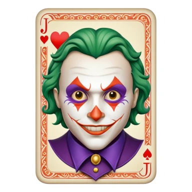 joker's card sticker