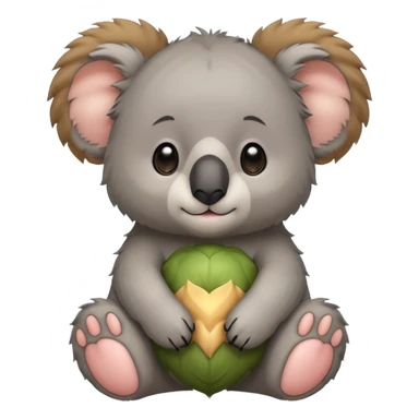 Half koala bear and half lion baby 🐨🦁 sticker