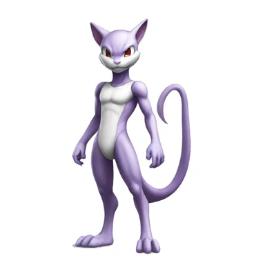 Anthro Mewtwo-Pokémon full body sticker
