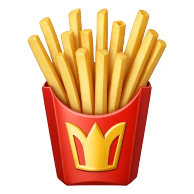 Porzione di patatine media (senza faccina) sticker