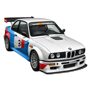 BMW M340 Race Car sticker
