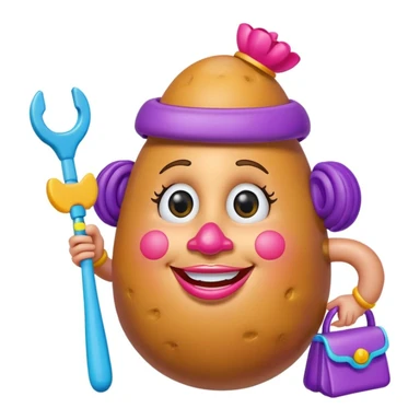 Mrs potato head sticker
